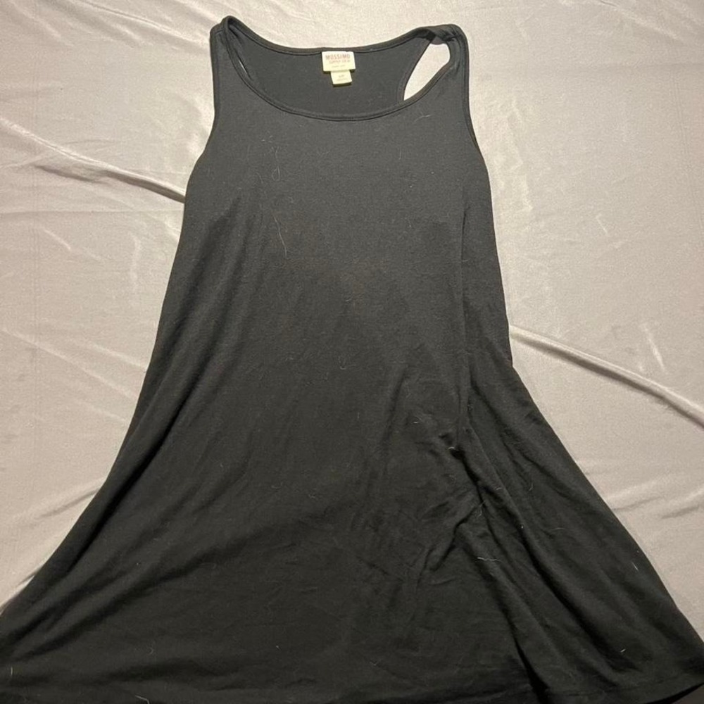 Mossimo Supply‎ Co Womens Small Black Racerback Tank Top Solid Cotton Blend S